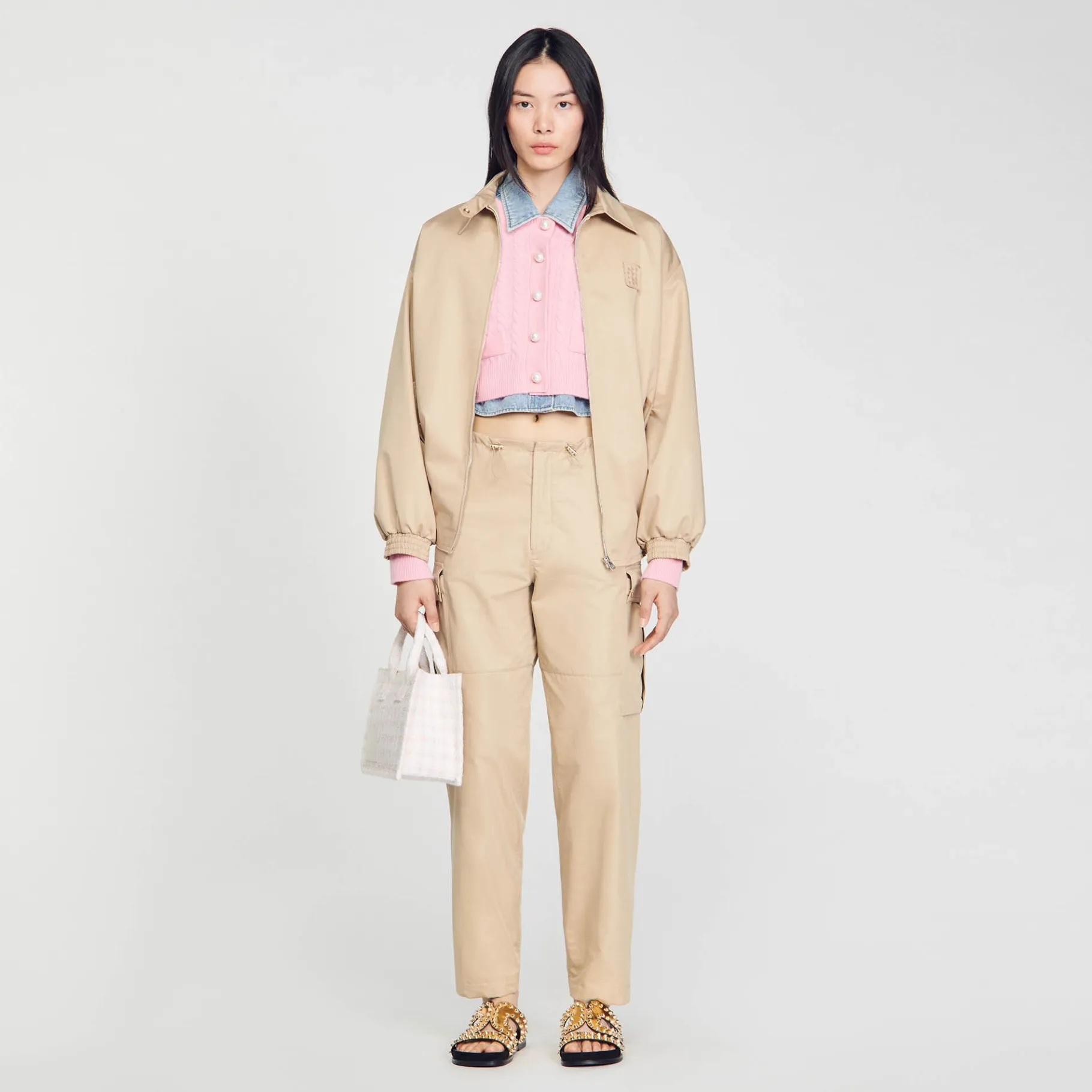 Sandro Paris Suéteres E Cardigans-Jaqueta Tricotada