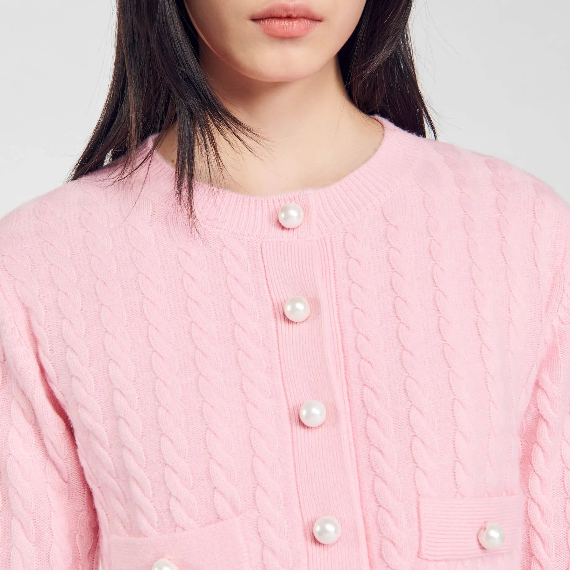 Sandro Paris Suéteres E Cardigans-Jaqueta Tricotada