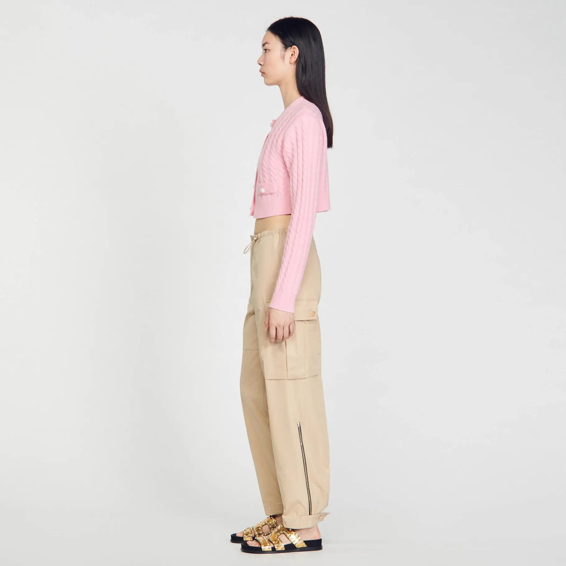 Sandro Paris Suéteres E Cardigans-Jaqueta Tricotada