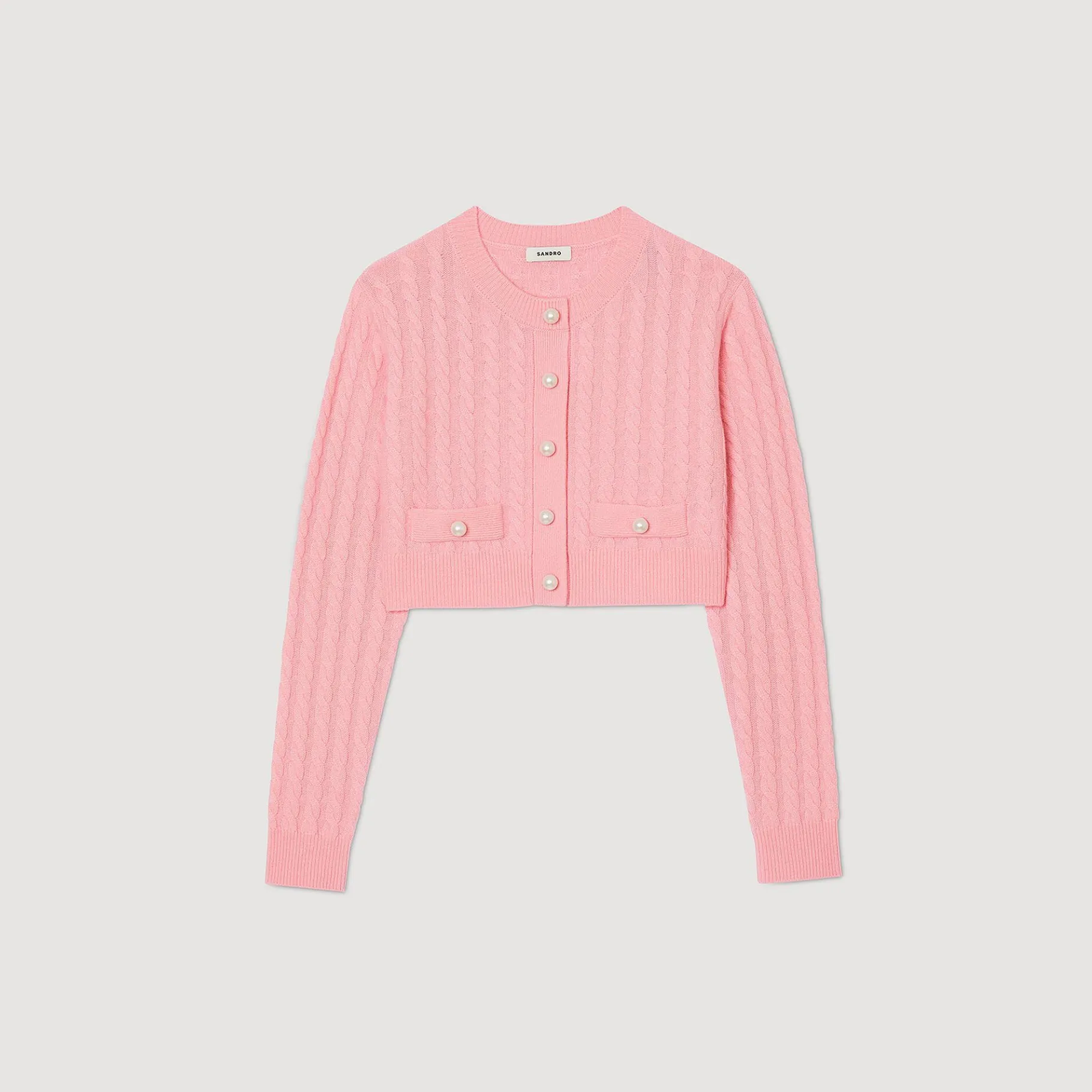Sandro Paris Suéteres E Cardigans-Jaqueta Tricotada