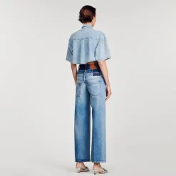 Sandro Paris Vaqueiros-Jeans Cintura Tripla