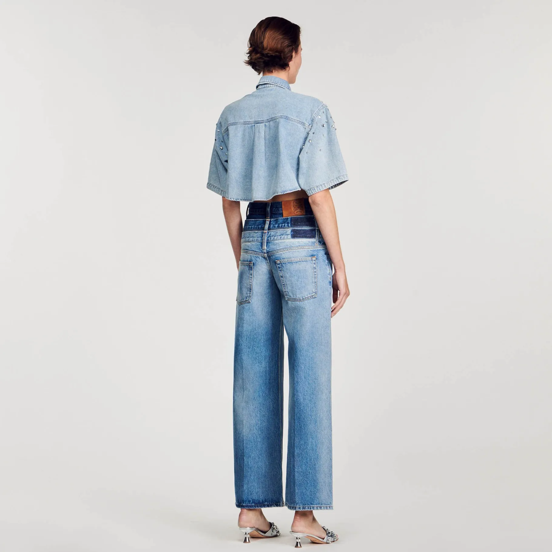 Sandro Paris Vaqueiros-Jeans Cintura Tripla