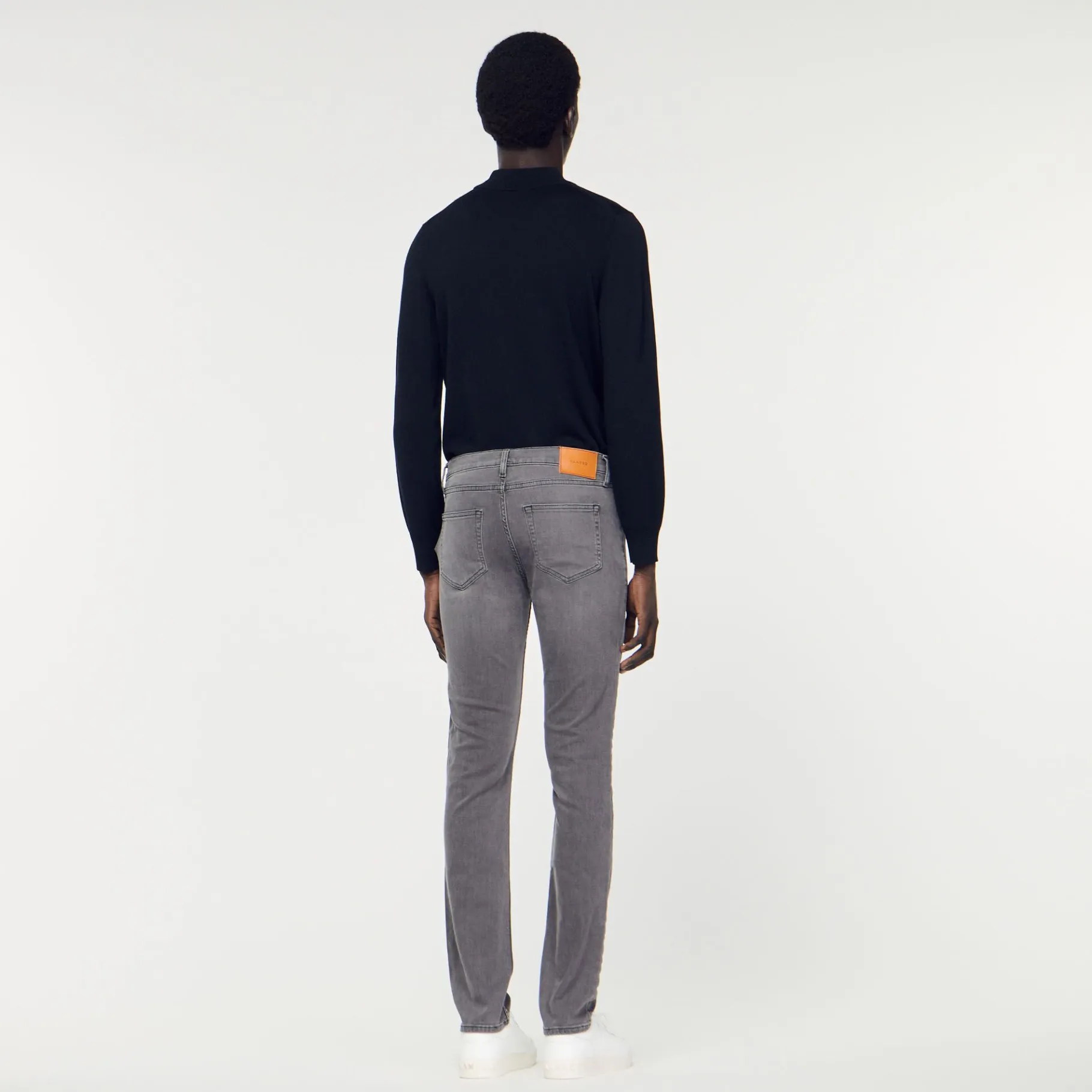 Sandro Paris Vaqueiros-Jeans Cinza Desbotado