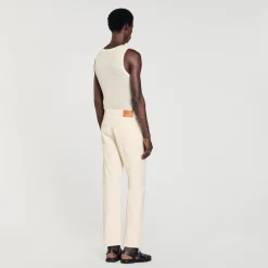 Sandro Paris Vaqueiros-Jeans De Algodao