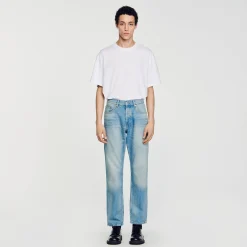 Sandro Paris Vaqueiros-Jeans Desbotados