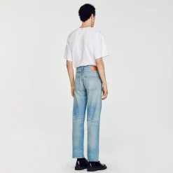 Sandro Paris Vaqueiros-Jeans Desbotados