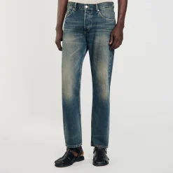 Sandro Paris Vaqueiros-Jeans Desbotados Normais