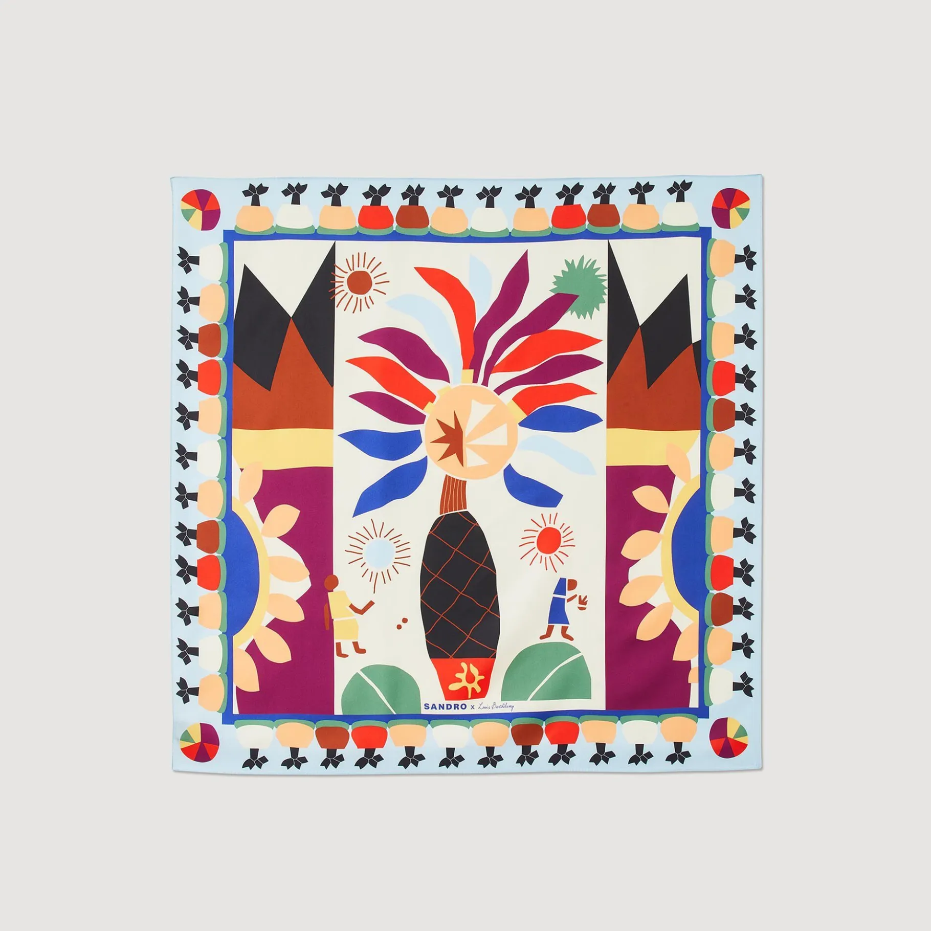 Sandro Paris Lenços-Lenco Estampado