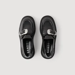 Sandro Paris Mocassins E Mulas-Mocassins De Couro