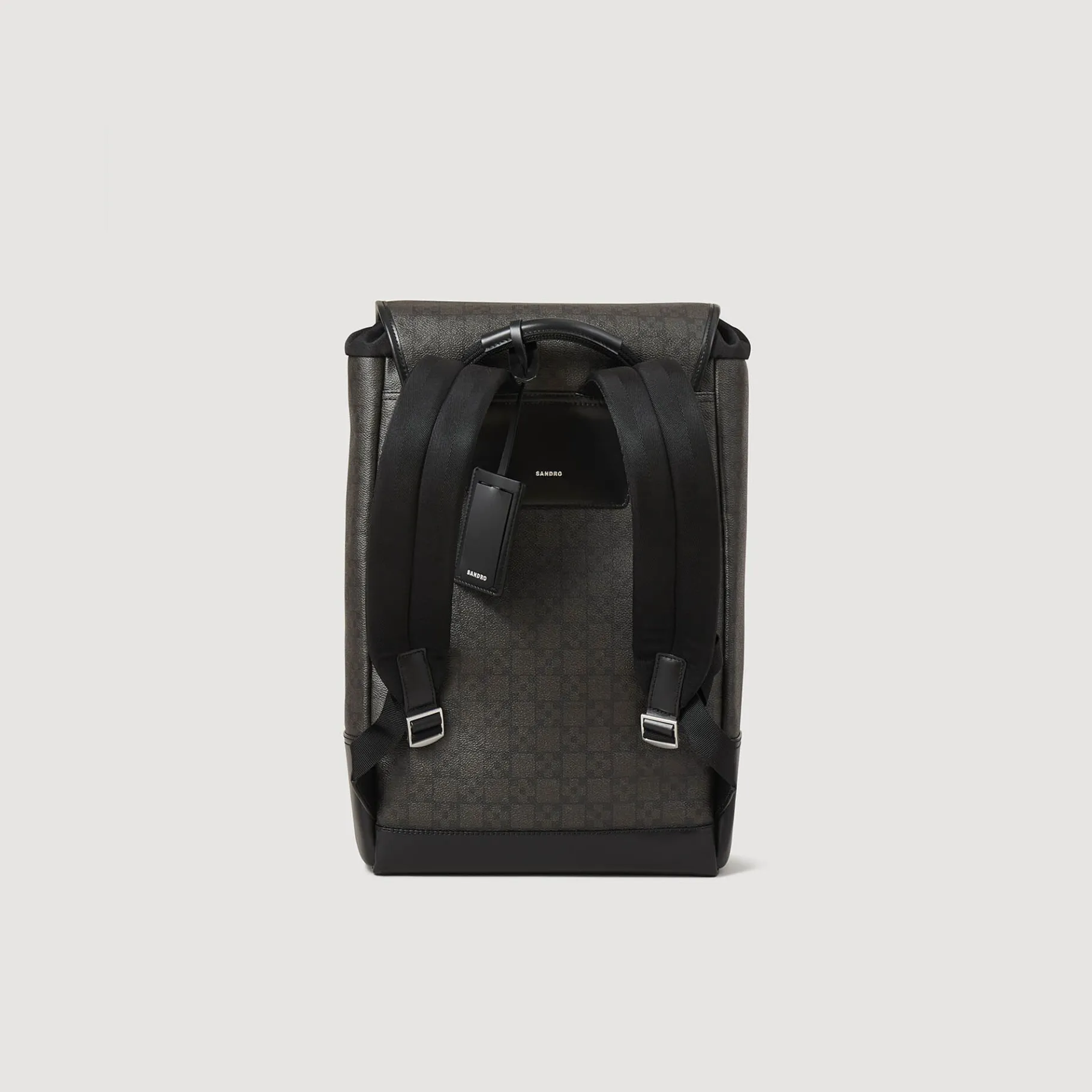 Sandro Paris Mochilas-Mochila De Tecido Impermeavel Com Cruz Quadrada