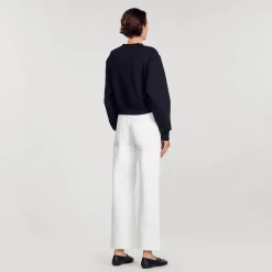 Sandro Paris Moletons-Moletom Com Coracoes Brilhantes