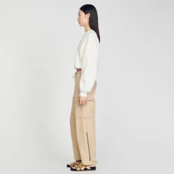 Sandro Paris Moletons-Moletom Recortado