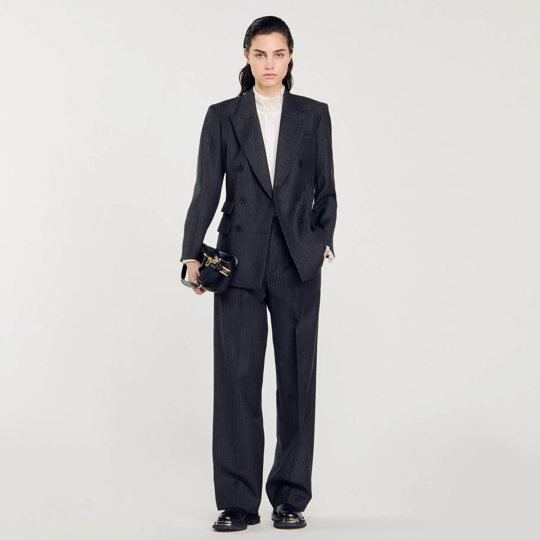 Sandro Paris Se Adequa-Paleto Listrado