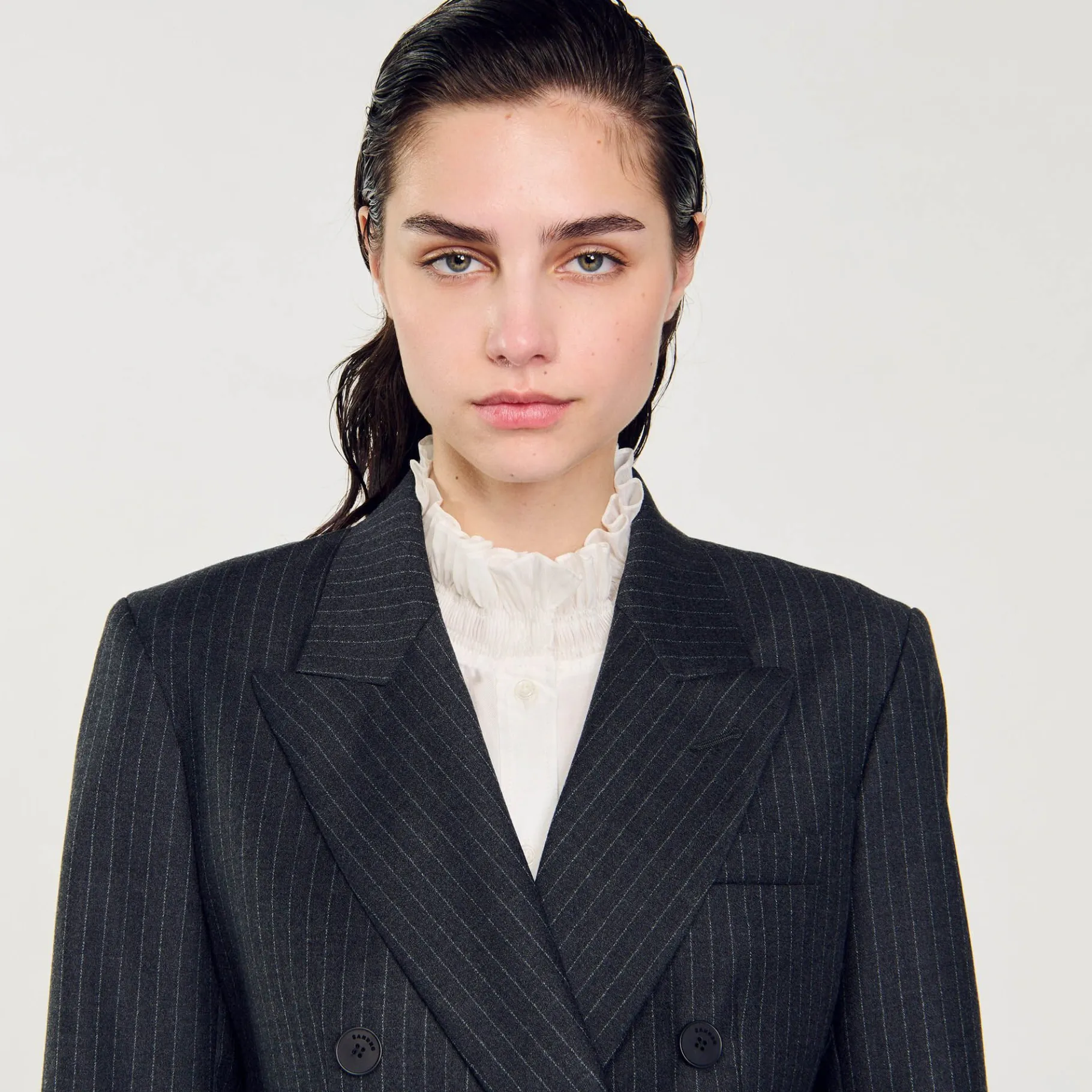 Sandro Paris Se Adequa-Paleto Listrado