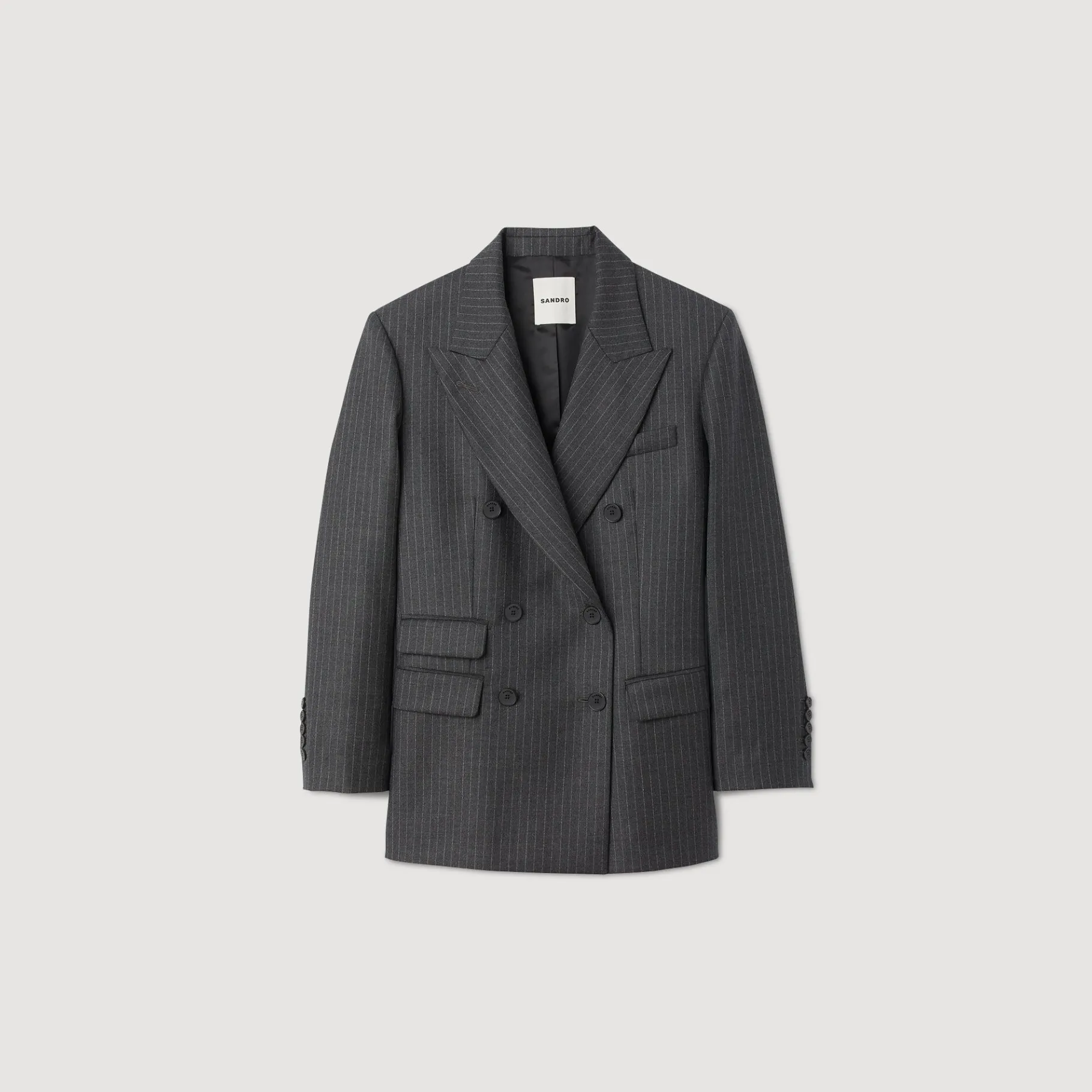 Sandro Paris Se Adequa-Paleto Listrado