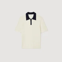 Sandro Paris Camisetas E Pólos-Polo Bicolor