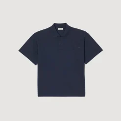 Sandro Paris Camisetas E Pólos-Polo De Algodao Com Flor