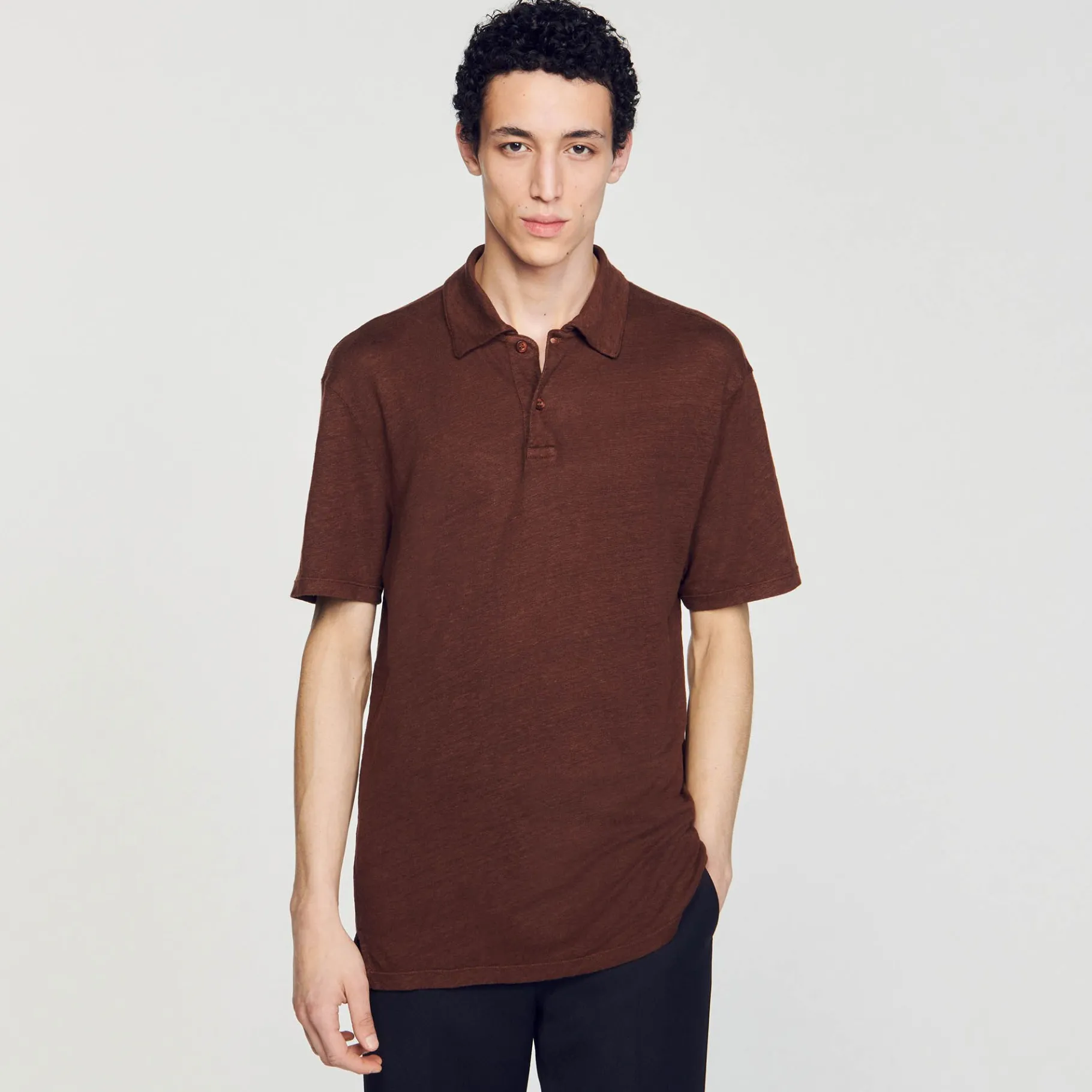 Sandro Paris Camisetas E Pólos-Polo De Linho