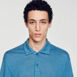 Sandro Paris Camisetas E Pólos-Polo De Linho