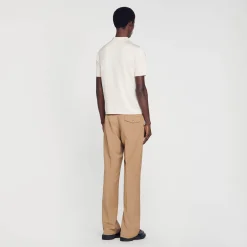 Sandro Paris Camisetas E Pólos-Polo De Malha De Manga Curta