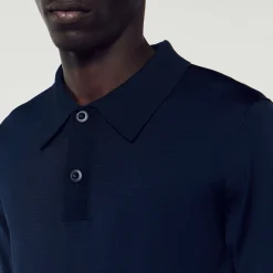 Sandro Paris Camisetas E Pólos-Polo De Malha De Manga Curta