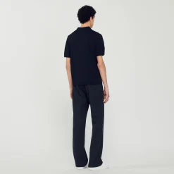 Sandro Paris Camisetas E Pólos-Polo De Malha De Manga Curta