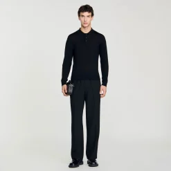 Sandro Paris Camisetas E Pólos-Polo De Malha Fina