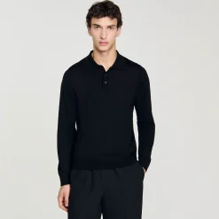 Sandro Paris Camisetas E Pólos-Polo De Malha Fina