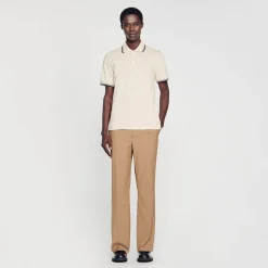 Sandro Paris Camisetas E Pólos-Polo Pique De Algodao