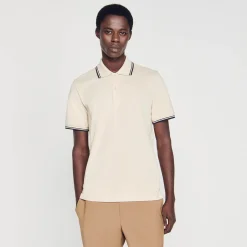 Sandro Paris Camisetas E Pólos-Polo Pique De Algodao