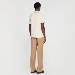 Sandro Paris Camisetas E Pólos-Polo Pique De Algodao