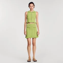 Sandro Paris Conjuntos-Saia Curta De Malha