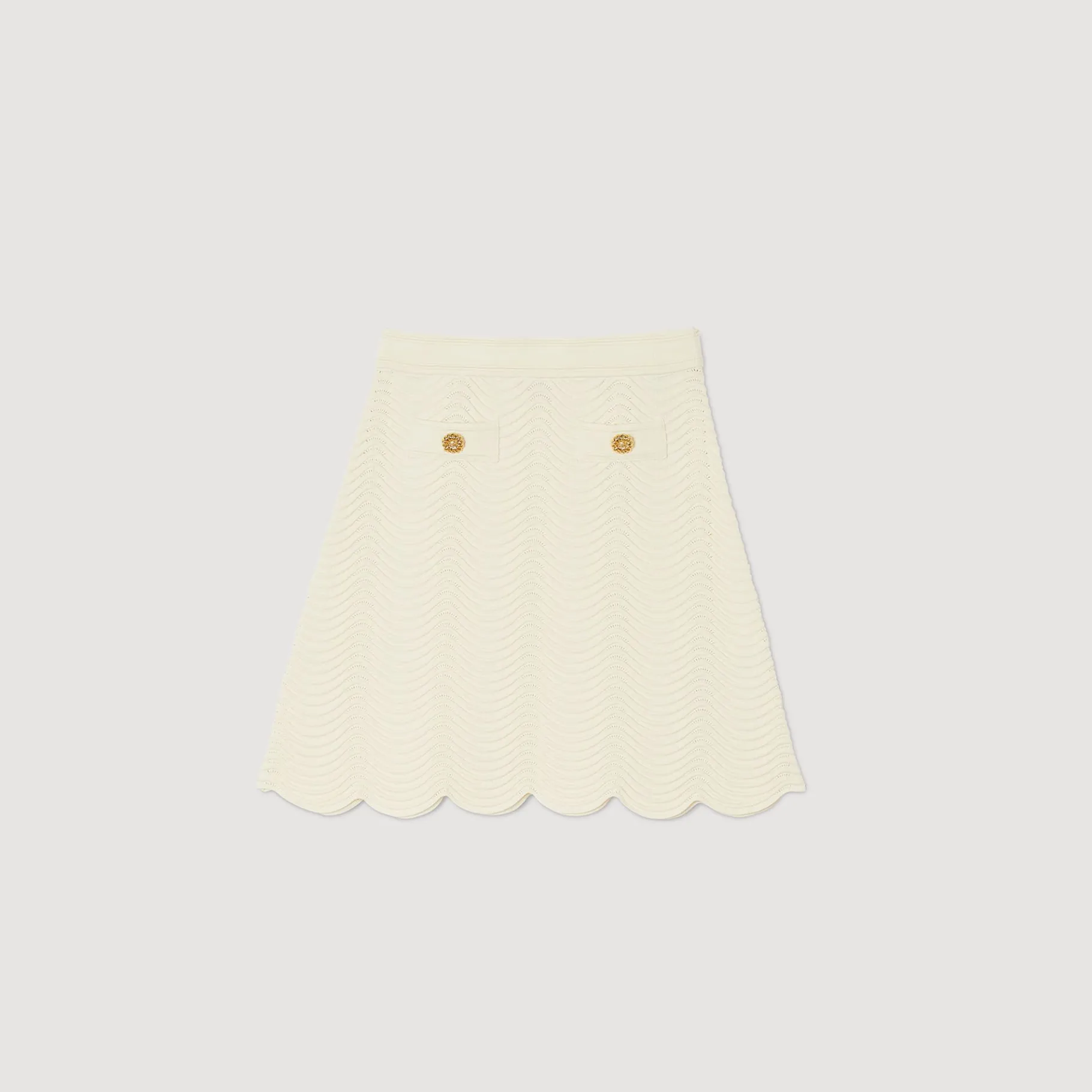 Sandro Paris Saias E Shorts-Saia Curta De Malha