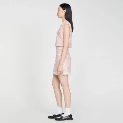 Sandro Paris Conjuntos-Saia Curta De Sarja