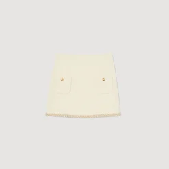 Sandro Paris Conjuntos-Saia De Sarja Pedra