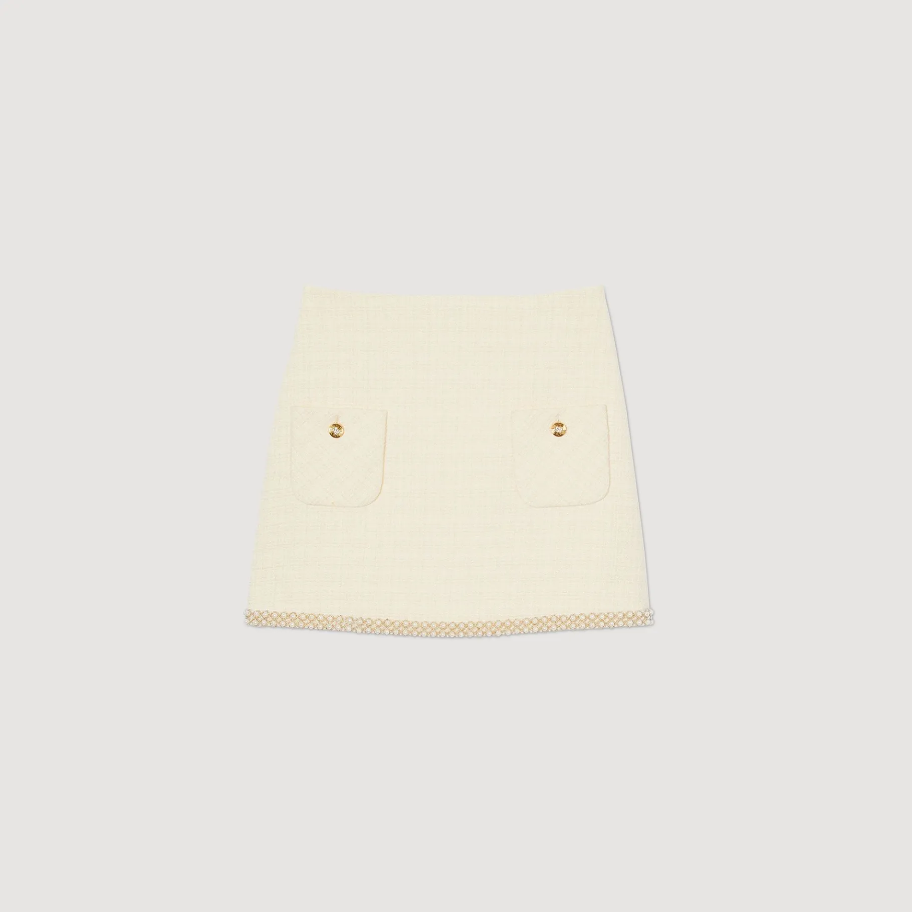 Sandro Paris Conjuntos-Saia De Sarja Pedra