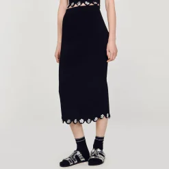 Sandro Paris Conjuntos-Saia Longa De Malha