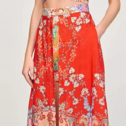 Sandro Paris Saias E Shorts-Saia Longa Trompe L'Oeil