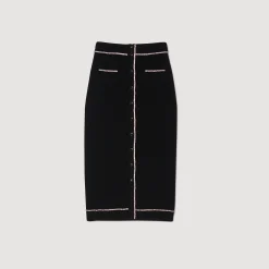 Sandro Paris Conjuntos-Saia Midi Com Strass