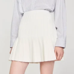 Sandro Paris Saias E Shorts-Saia Plissada
