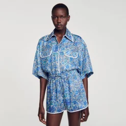 Sandro Paris Conjuntos-Shorts Com Estampa Floral