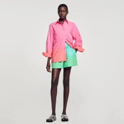 Sandro Paris Saias E Shorts-Shorts Com Strass