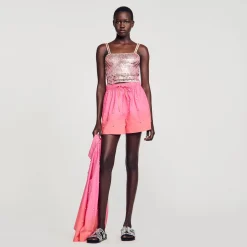 Sandro Paris Conjuntos-Shorts Com Strass