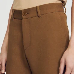 Sandro Paris Calças E Bermudas-Shorts De Algodao