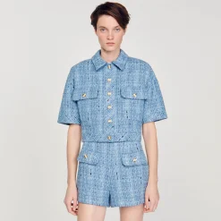 Sandro Paris Conjuntos-Shorts De Tweed