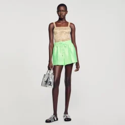 Sandro Paris Conjuntos-Shorts Largos De Cetim