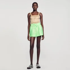 Sandro Paris Conjuntos-Shorts Largos De Cetim