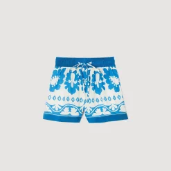 Sandro Paris Saias E Shorts-Shorts Largos E Estampados