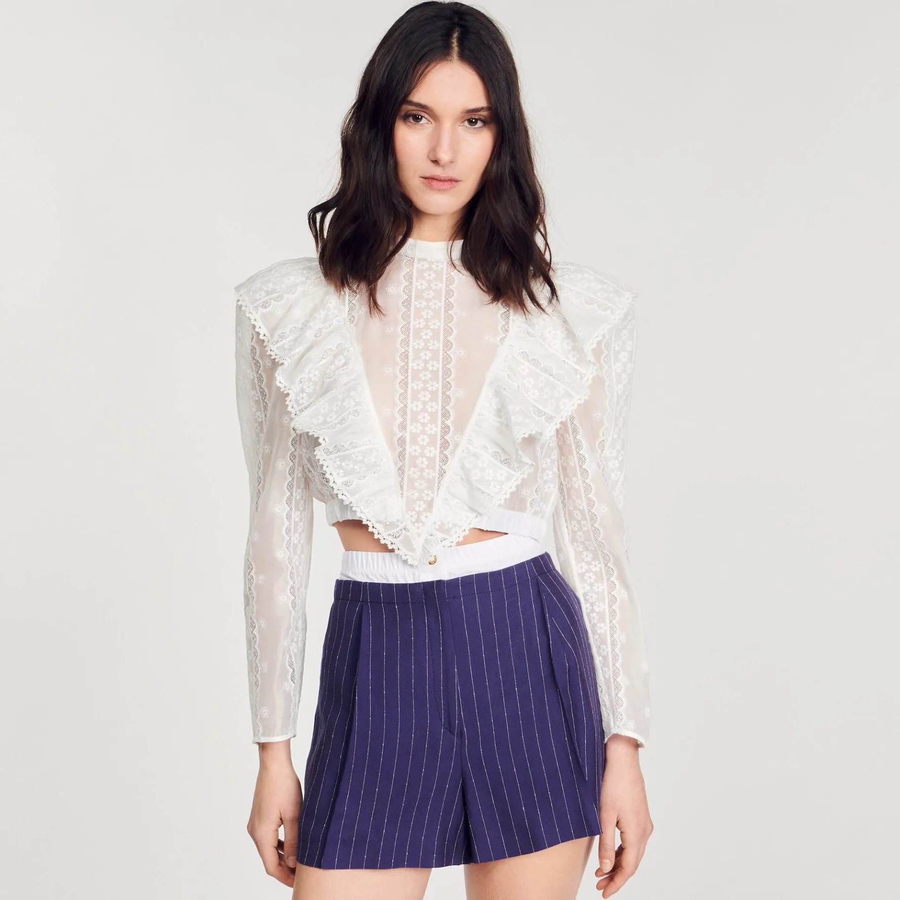 Sandro Paris Conjuntos-Shorts Listrados