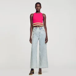 Sandro Paris Suéteres E Cardigans-Sueter Com Babados